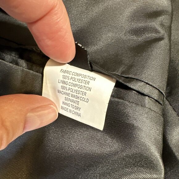 Black Tuxedo Satin Lapel Jacket 42R Pants 34L - Picture 5 of 14